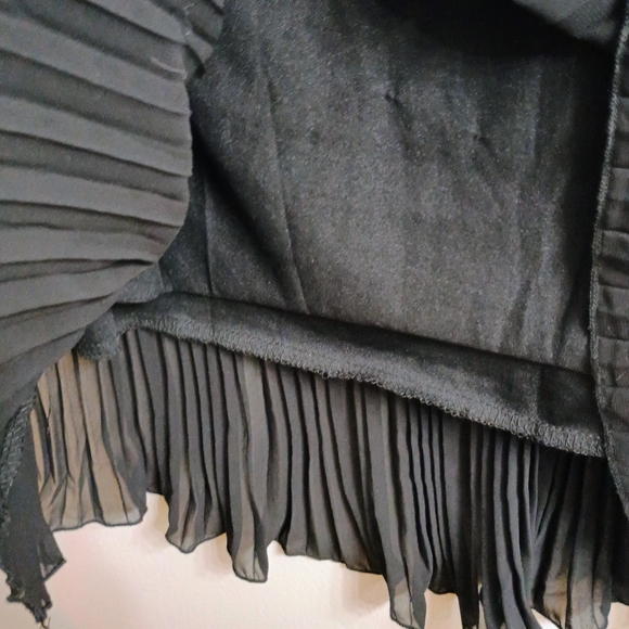 Magic Black Pleated Maxi Skirt - Picture 3 of 4